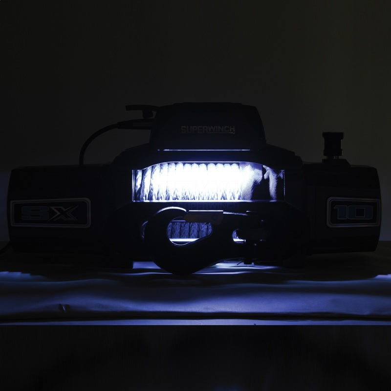 Superwinch 1712201 12000 LBS 12V DC 3/8in x 80ft Synthetic Rope SX 12000SR Winch - Graphite