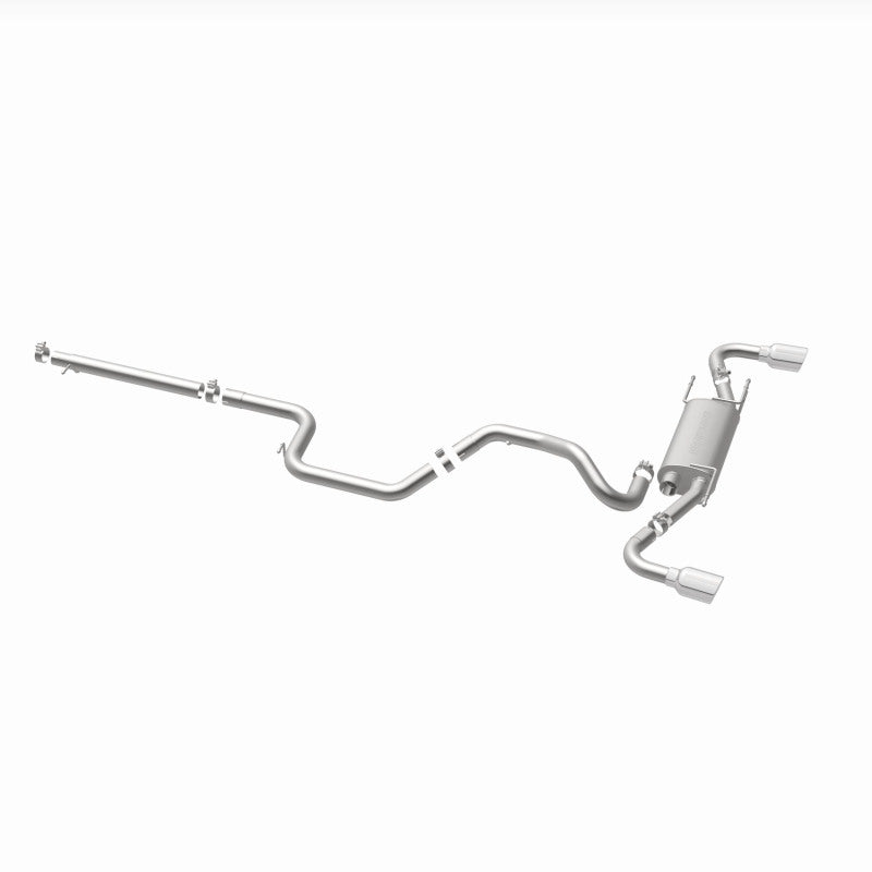 Magnaflow 15146 MagnaFlow 10-12 Mazda 3 L4 2.5L Hatchback Split Rear Exit Stainless Cat Back Performance Exhaust