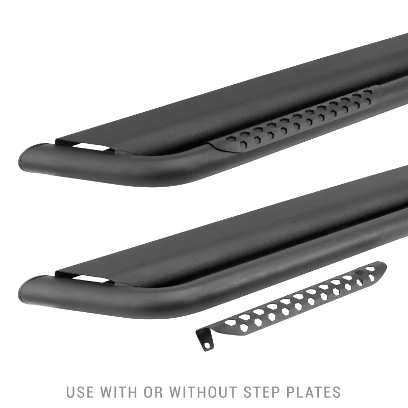 Go Rhino DS60057T Dominator Xtreme DS Sliders 57in. Cab Length - Tex. Blk (No Drill/Mounting Brkt Req.)