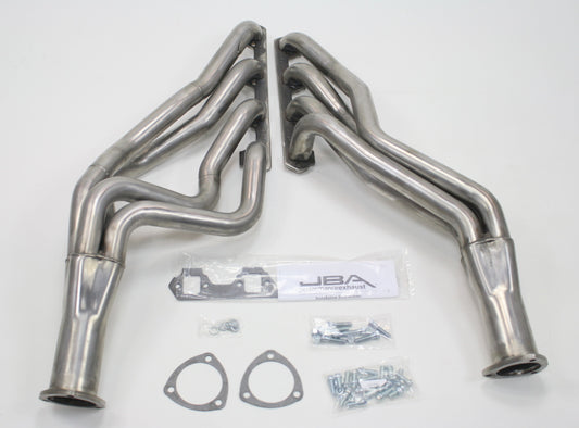 JBA 6610S 65-73 Ford Mustang 260-302 SBF 4 Speed C4/C6/AOD 1-3/4in Primary Raw 409SS Long Tube Header