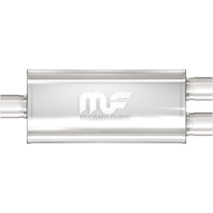 Magnaflow Perf Exhaust MAG12288 Stainless Muffler 3in Inlet/Dual 2.5in Out