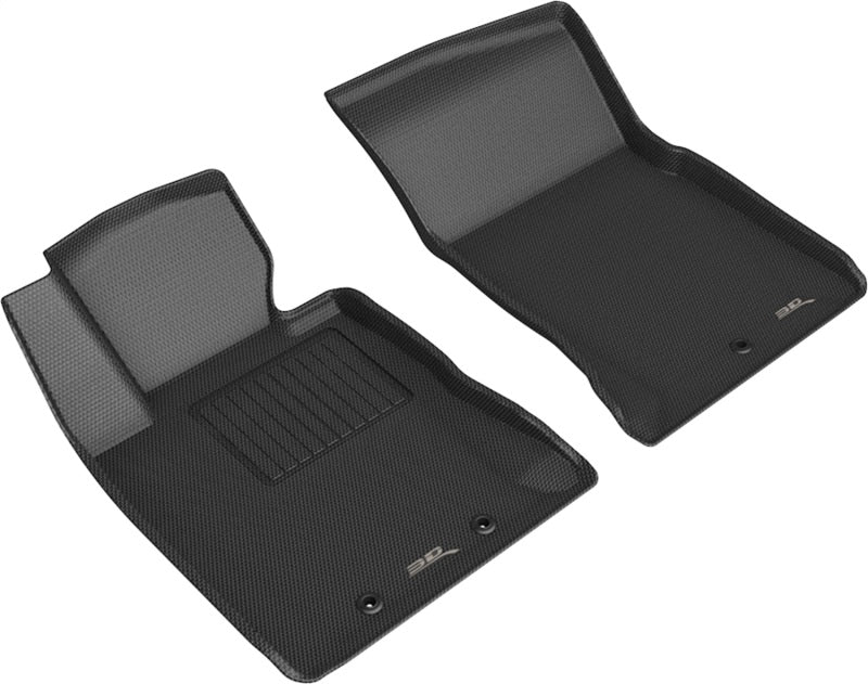 3D MAXpider L1HY02311509 2012-2016 Hyundai Genesis Kagu 1st Row Floormat - Black