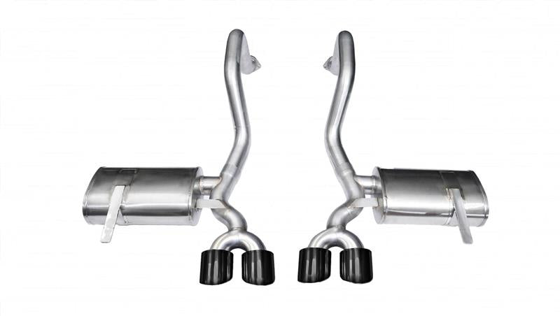 CORSA Performance 14961BLK Corsa 1997-2004 Chevrolet Corvette C5 Z06 5.7L V8 Black Xtreme Axle-Back Exhaust