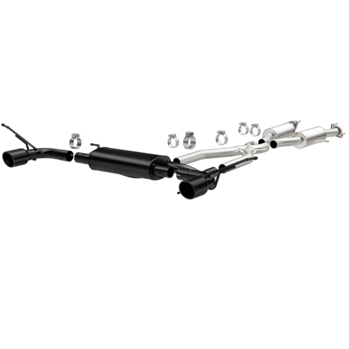 Magnaflow 19216 MagnaFlow Cat-Back SS 2.5in Dual Split Rear 4in Black Tip 11-16 Jeep Grand Cherokee 5.7L V8/3.6L V6