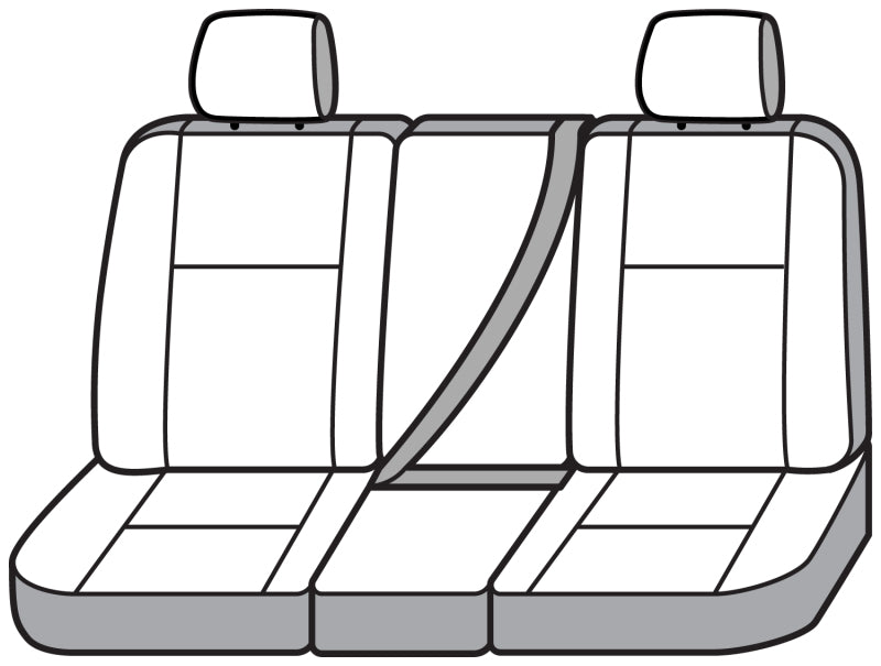 Covercraft SS3479PCCH 19-24 Chevrolet Silverado Polycotton SeatSaver Custom Front Row Seat Covers - Charcoal