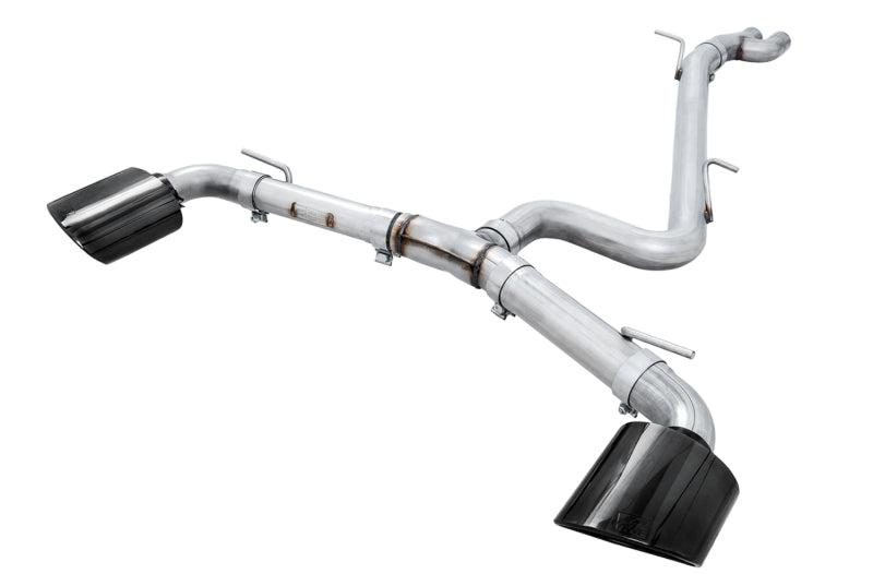AWE Tuning 3020-33064 17-19 Audi RS3 8V Track Edition Exhaust - Diamond Black Tips RS-Style Tips