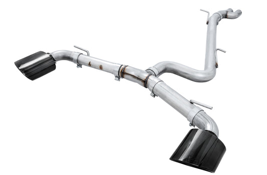 AWE Tuning 3020-33064 17-19 Audi RS3 8V Track Edition Exhaust - Diamond Black Tips RS-Style Tips
