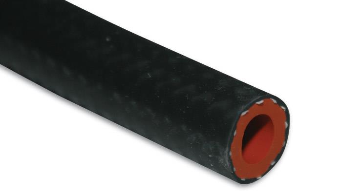 Vibrant 2047 1in (25mm) I.D. x 20 ft. Silicon Heater Hose reinforced - Black