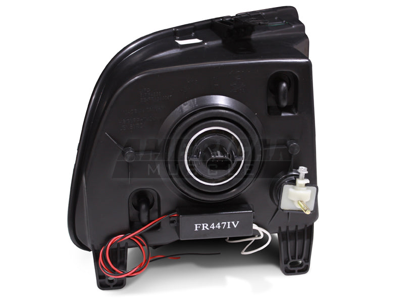 Raxiom 49121 05-09 Ford Mustang GT V6 Axial Series CCFL Halo Projector Headlight- Blk Housing (Smkd Lens)