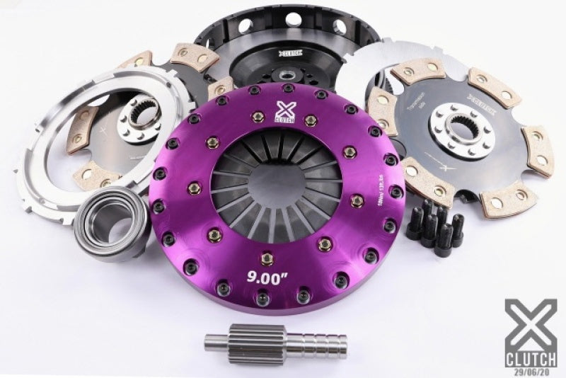 XCLUTCH XKBM23596-2E XClutch 2011 BMW 1 Series M Base 3.0L 9in Twin Solid Ceramic Clutch Kit (6 Bolt/PB in Flywheel)