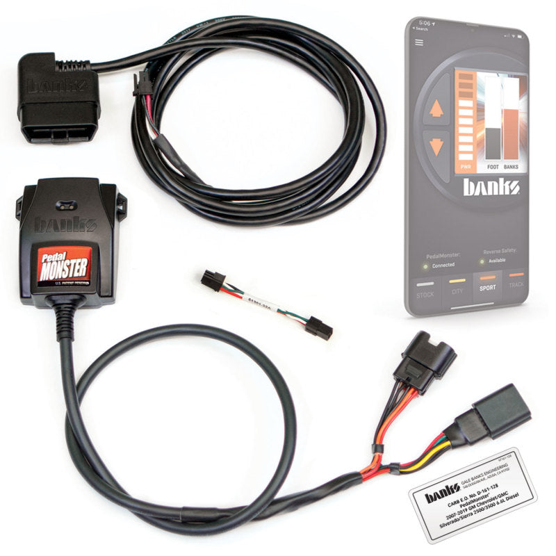 Banks Power 64320-C Pedal Monster Throttle Sensitivity Booster (Standalone) - 07.5-19 GM 2500/3500