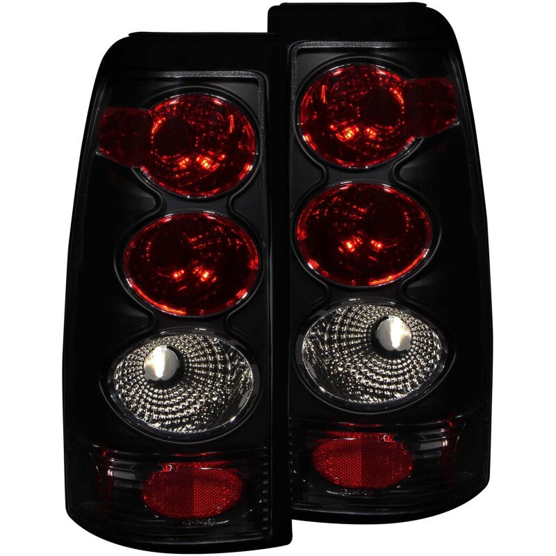 ANZO 211160 1999-2002 Chevrolet Silverado 1500 Taillights Dark Smoke