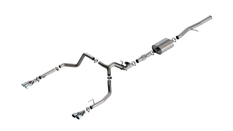 Borla 140998 2024 Chevy Silverado 1500 6.2L V8 ATAK Catback Exhaust w/ Simulator - Chrome