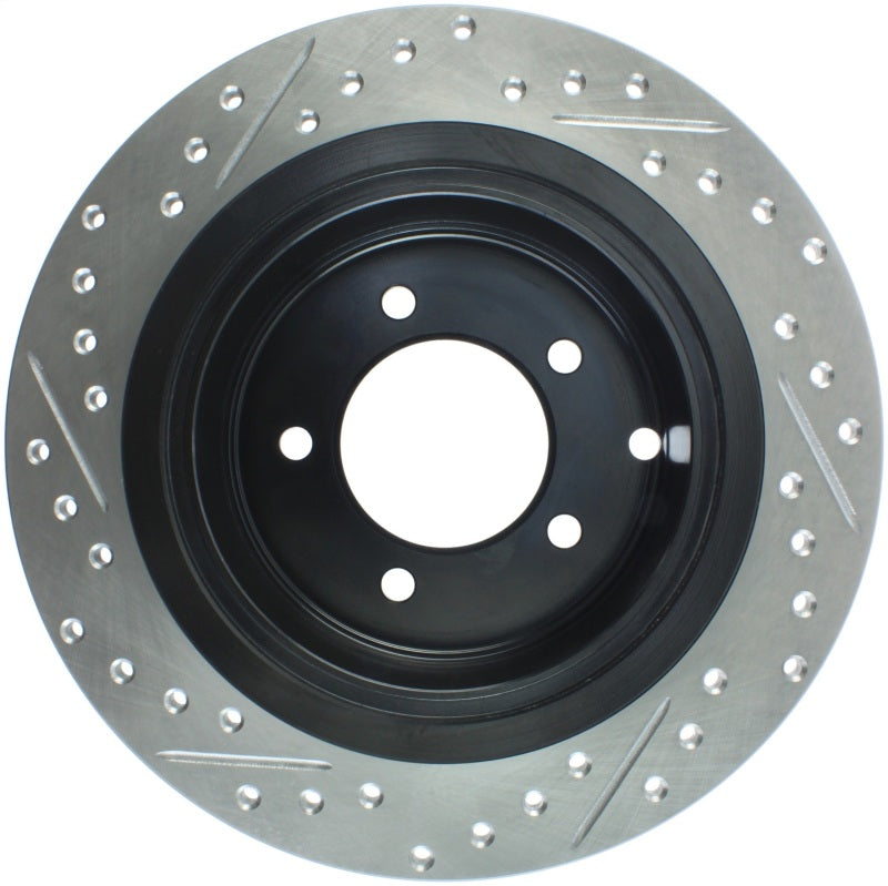 Stoptech 127.63069L StopTech Slotted & Drilled Sport Brake Rotor