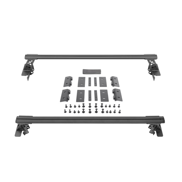 Go Rhino 5935000T 20-22 Jeep Gladiator JT/16-22 Toy. Tacoma/05-21 Nssn Frontier XRS Cross Bars Kit - Tex. Blk