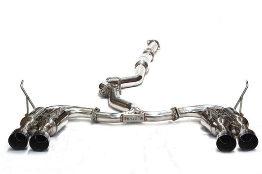 Invidia HS08ST5GM4SS 08-14 Subaru WRX Hatchback Gemini/R400 Stainless Steel Tip Cat-back Exhaust