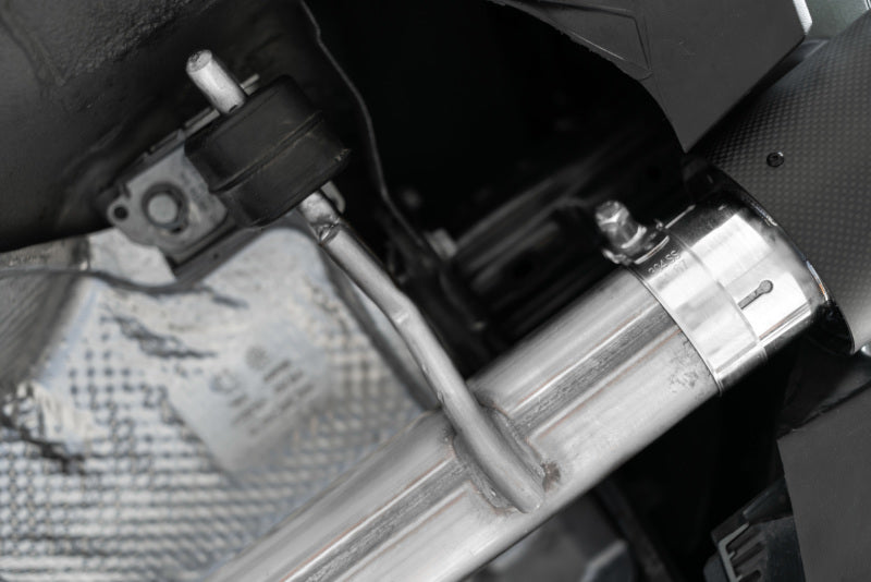 MBRP S46083CF 19-21 VW Jetta GLI T304 SS 3in Cat-Back Dual Split Rear Exit Exhaust - Carbon Fiber Tips