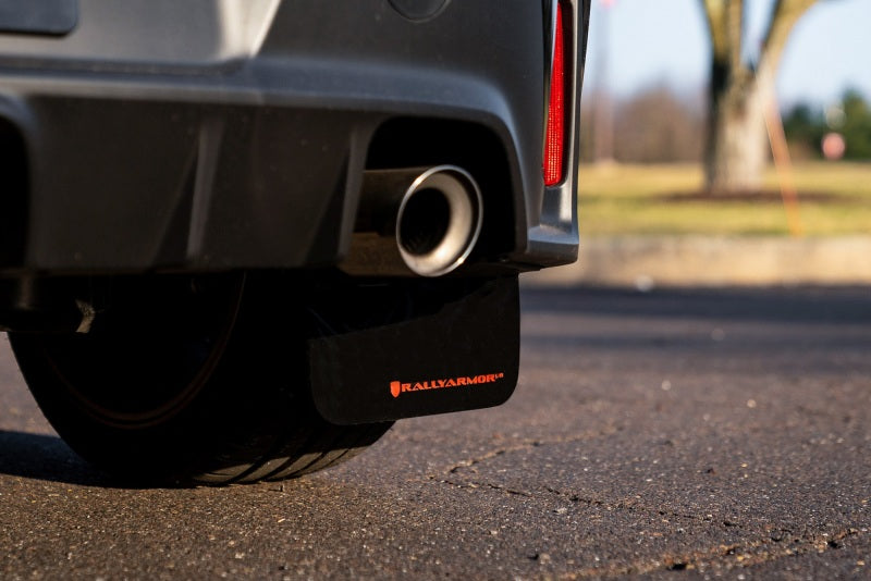 Rally Armor MF89-UR-BLK-WH 23-25 Toyota GR Corolla Black UR Mud Flap w/White Logo