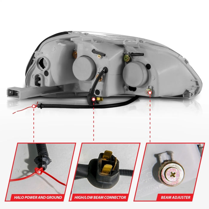 ANZO 121068 ANZ LED/Projector Headlights