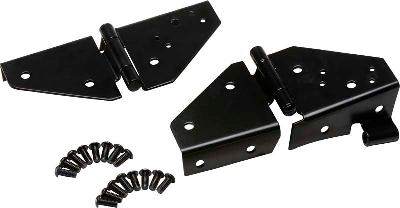 Kentrol 50403 76-95 Jeep CJ/Wrangler YJ Windshield Hinge Pair - Powdercoat Black
