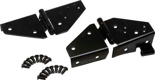 Kentrol 50403 76-95 Jeep CJ/Wrangler YJ Windshield Hinge Pair - Powdercoat Black