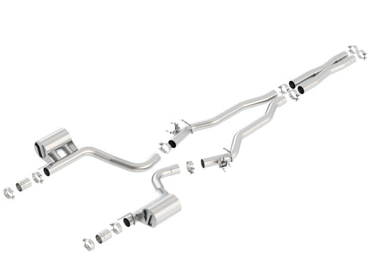 Borla 140648 15-16 Dodge Challenger Hellcat 6.2L V8 ATAK w/ Valve Simulator CB Exhaust Factory Valance