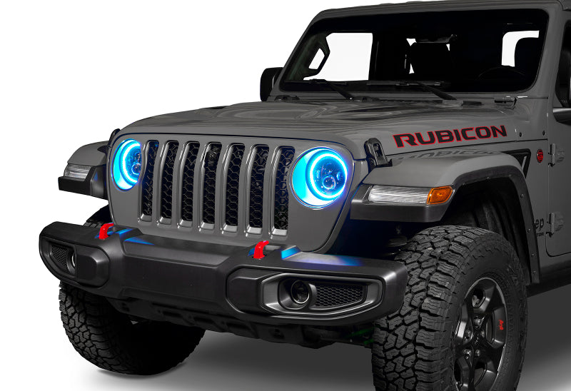 ORACLE Lighting 5769J-332 Oracle Jeep Wrangler JL/Gladiator JT 7in. High Powered LED Headlights (Pair) - Dynamic