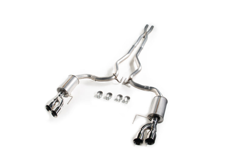 Roush 422093 2018-2024 Ford Mustang 5.0L V8 Cat-Back Exhaust Kit (Fastback Only)