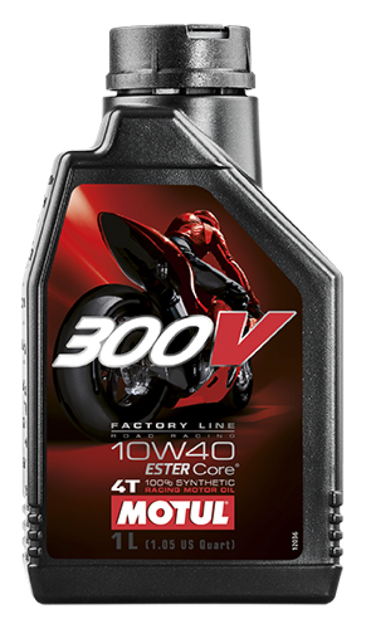 Motul 104118 1L Synthetic-ester Oil 300V Factory Line Road Racing 10W40
