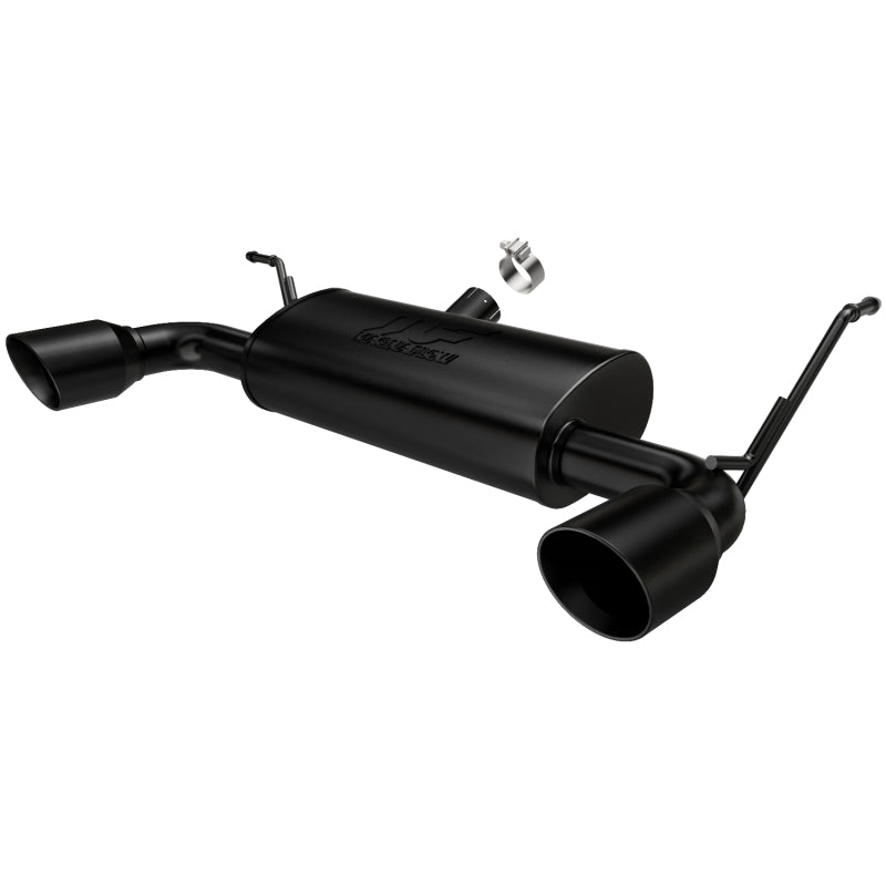 Magnaflow 15160 MagnaFlow 07-17 Jeep Wrangler JK 3.8/3.6L Dual Split Rear Exit Black Axle-Back Exhaust