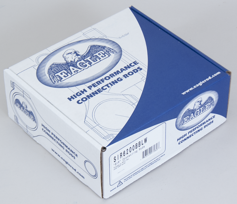 Eagle EAGSIR6200BBLW SBC L/W 5140 Forged I-Beam Rods 6.200in