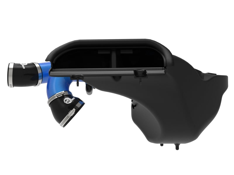 aFe 50-30072RL 21-22 Ford F-150 Raptor V6-3.5L(tt) Momentum XP Cold Air Intake System - Blue w/ Pro 5R Filter