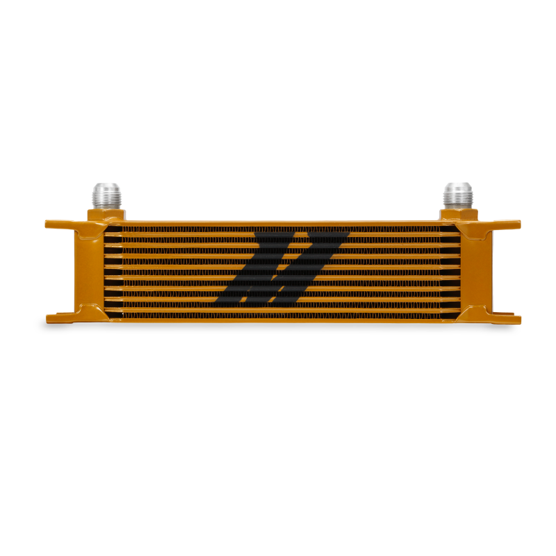 Mishimoto MMOC-10G Universal 10 Row Oil Cooler - Gold