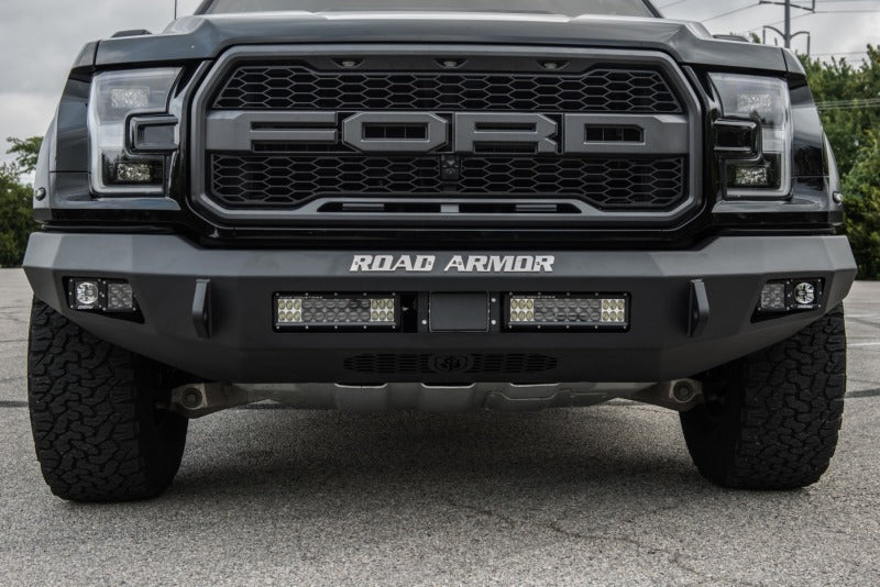 Road Armor 6171F0B-NW 17-20 Ford Raptor Stealth Front Non-Winch Bumper - Tex Blk