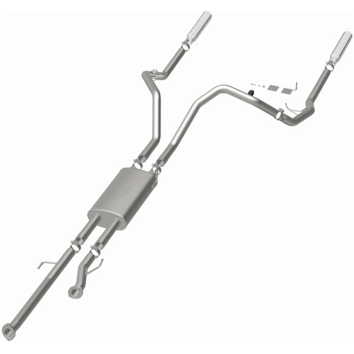 Magnaflow 15305 MagnaFlow 14 Toyota Tundra V8 4.6L/5.7L Stainless Cat Back Exhaust Dual Split Rear Exit