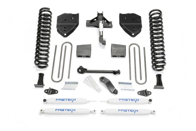 Fabtech K2252 17-21 Ford F250/F350 4WD Gas 4in Basic Sys w/Perf Shks
