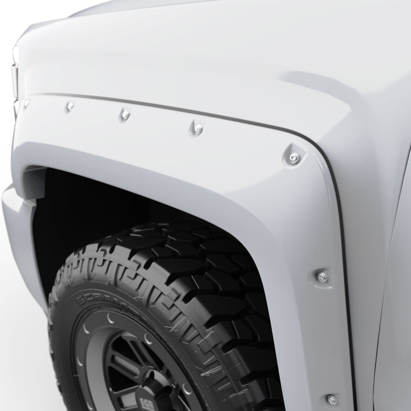 EGR 791574-GAZ 14+ Chev Silverado 6-8ft Bed Bolt-On Look Color Match Fender Flares - Set - Summit White