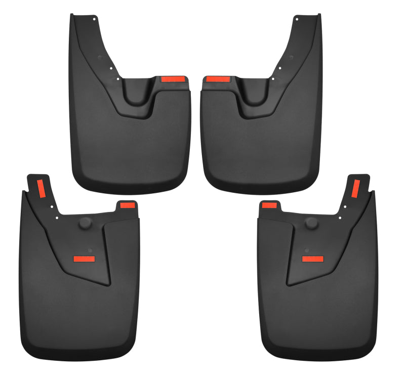 Husky Liners 58056 19-22 RAM 2500/3500 with OEM Fender Flares Custom-Molded Front & Rear Mud Guards