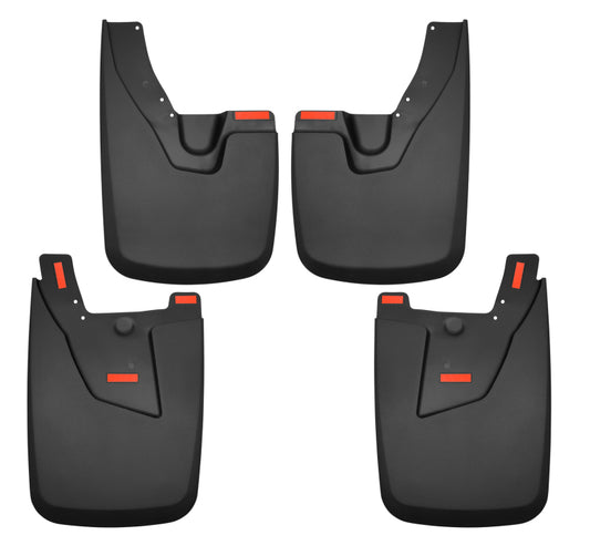 Husky Liners 58056 19-22 RAM 2500/3500 with OEM Fender Flares Custom-Molded Front & Rear Mud Guards
