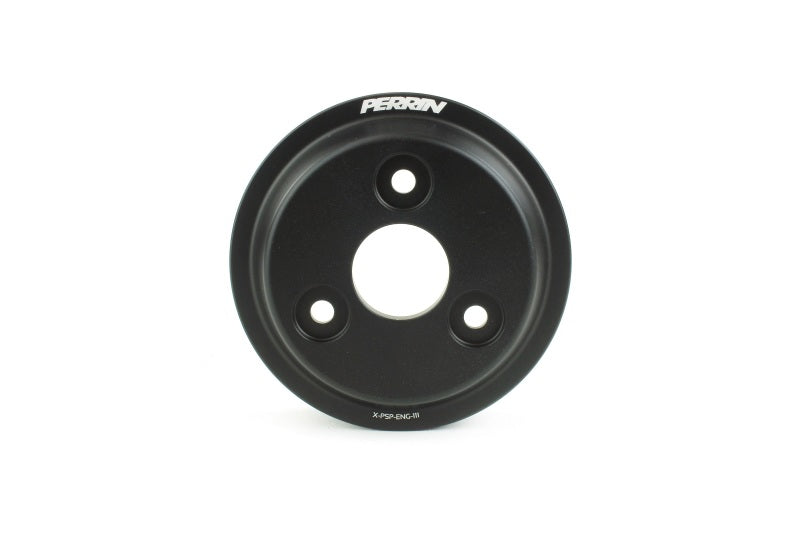 Perrin Performance PSP-ENG-111BK PERRIN 15-21 Subaru WRX / 18-20 Crosstrek / 14-18 FXT Lightweight Water Pump Pulley - Blk