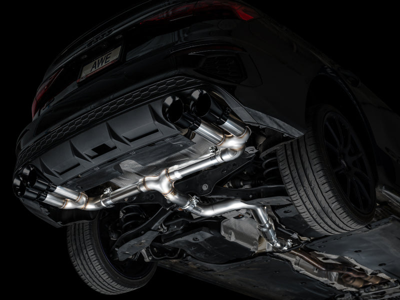 AWE Tuning 3020-43897 AWE 22-24 Audi 8Y S3 Track Edition Exhaust - Diamond Black Tips