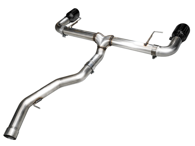 AWE Tuning 3020-33429 AWE 19-23 BMW 330i / 21-23 BMW 430i Base G2X Track Edition Axle Back Exhaust - Diamond Black