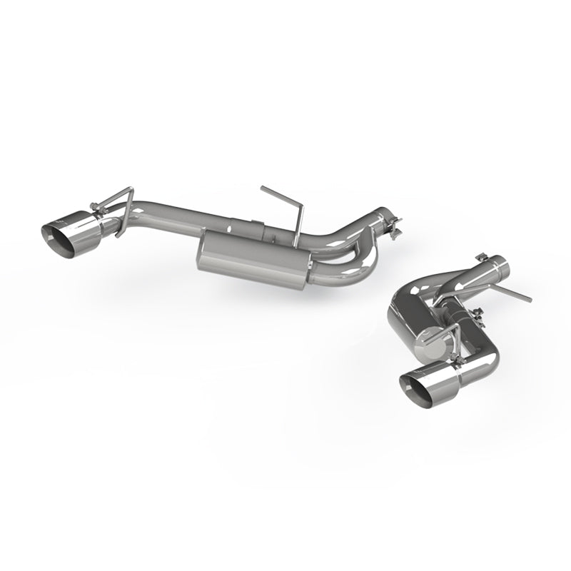 MBRP S7038AL 16-19 Chevrolet Camaro 2.5in Aluminum Non NPP Axle Back Exhaust System - 4in Dual Wall Tips
