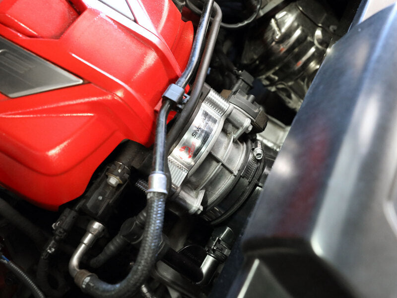 aFe 46-34017 2020 Vette C8 Silver Bullet Aluminum Throttle Body Spacer Works w/ Factory Intake Only - Silver