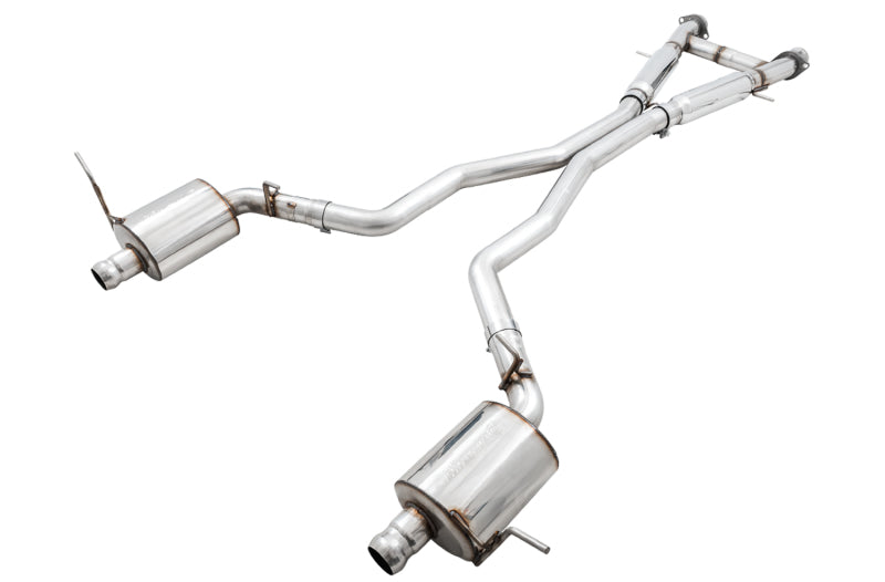 AWE Tuning 3015-32123 2020 Jeep Grand Cherokee SRT Touring Edition Exhaust - Chrome Silver Tips