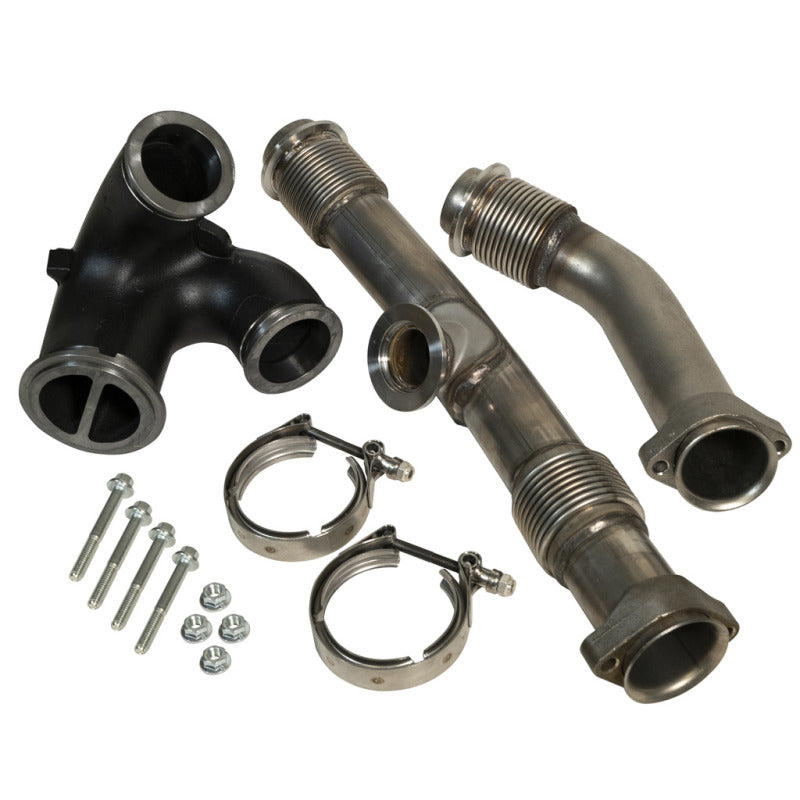 BD Diesel 1043918 UpPipe Kit - Ford 2004.5-2007 6.0L Powerstroke w/EGR Connector