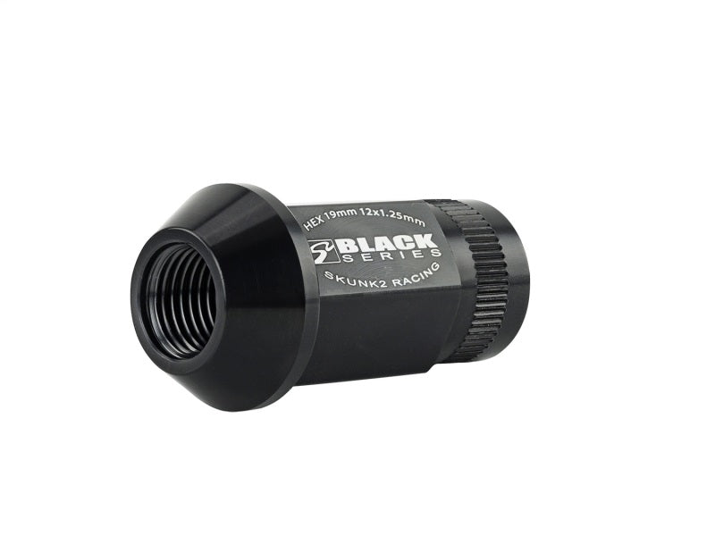 Skunk2 Racing 520-99-0835 Skunk2 12x1.25 Forged Lug Nut - Black (Set of 20)