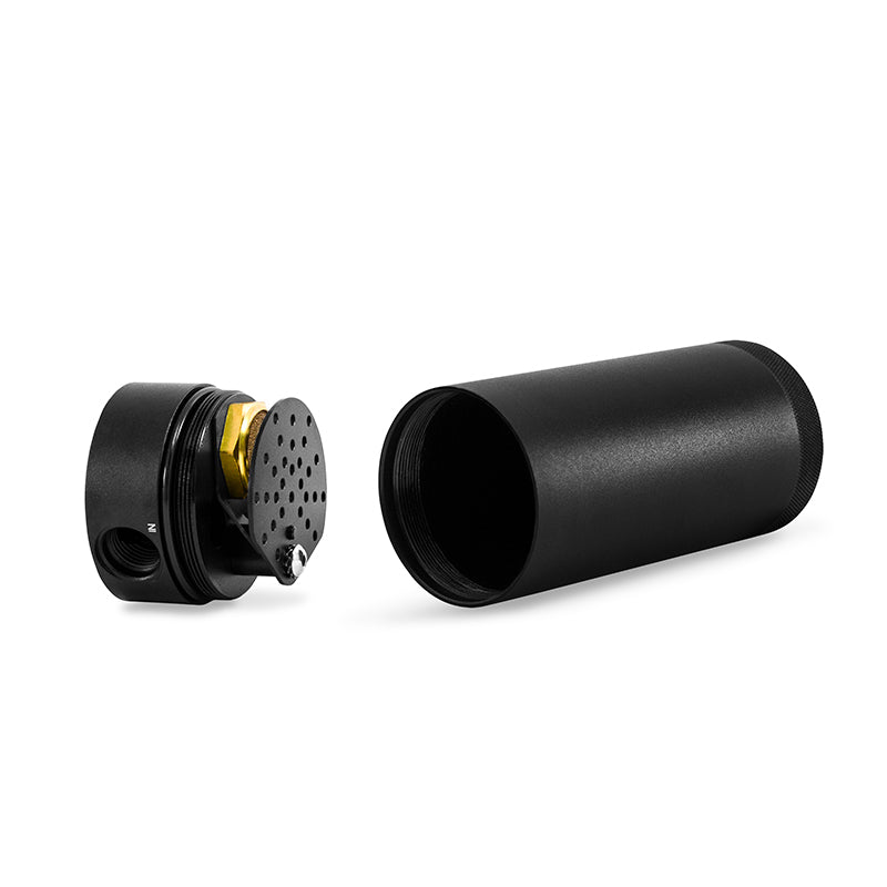 Mishimoto MMBCC-CBTWO-XLBK 2-Port Universal XL Baffled Catch Can - Black