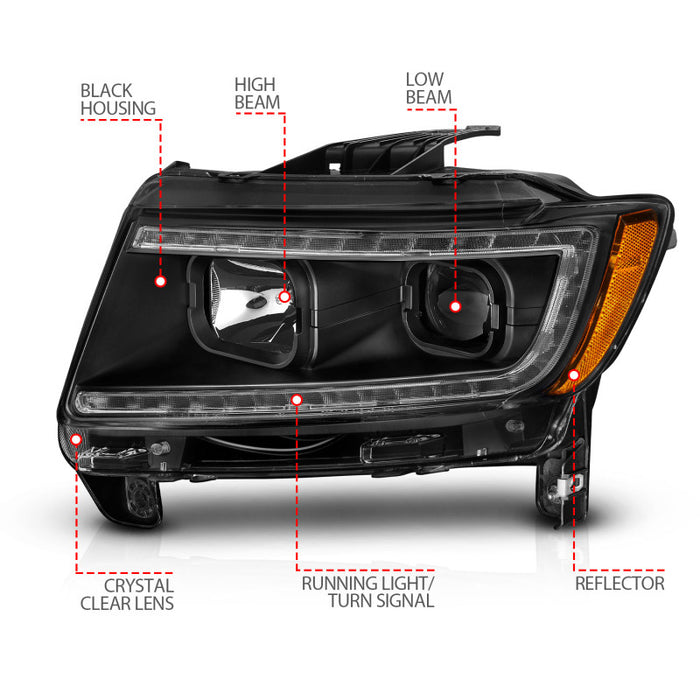 ANZO 111568 ANZ LED/Projector Headlights