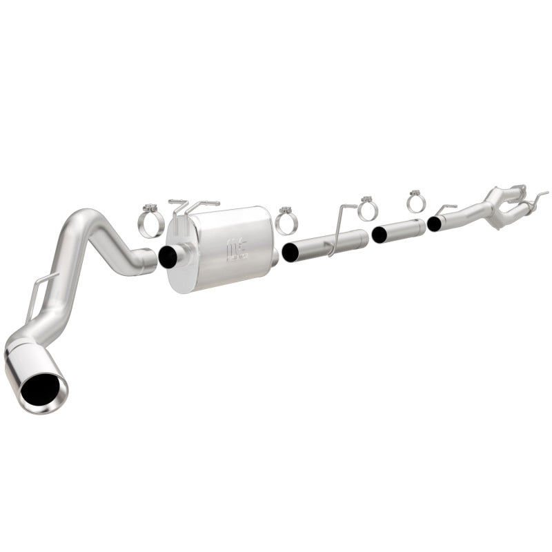 Magnaflow 19174 MagnaFlow Sys C/B 11-15 Ford Super Duty F250 6.2L EC CC, SS 3.5in Single Rear Pass Side Ext 5in Tip